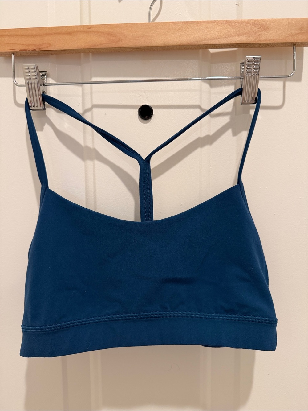 Lululemon Flow Y Bra - 6 - dark teal